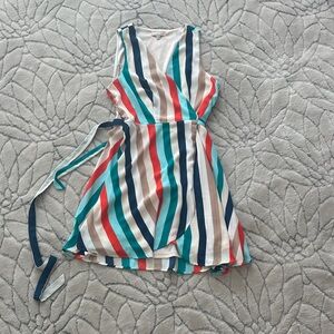 Gianni Bini Colorful Striped Midi Dress